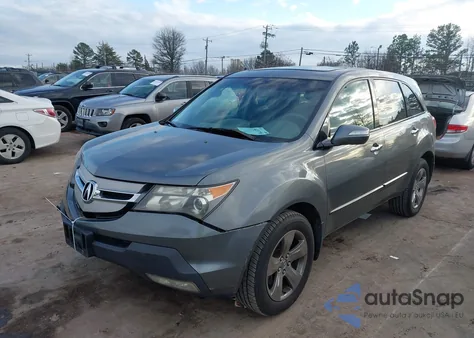 2009 Acura Mdx Sport Package из США, поврежденный, VIN 2HNYD28849H501120